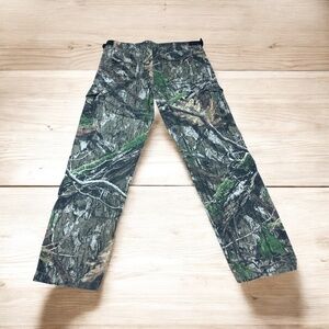 Habit Realtree Pants Men's Large Dark Oak Wide Leg Adjustable Camo Hunting Gear